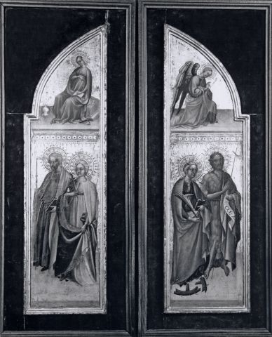 A. C. Cooper — Pirez Àlvaro - sec. XV - Santa Caterina d'Alessandria, san Giovanni Battista; San Giacomo Maggiore, santa Giustina; Annunciazione — insieme